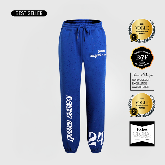 TIMELESS RHINESTONE JOGGER - BLUE