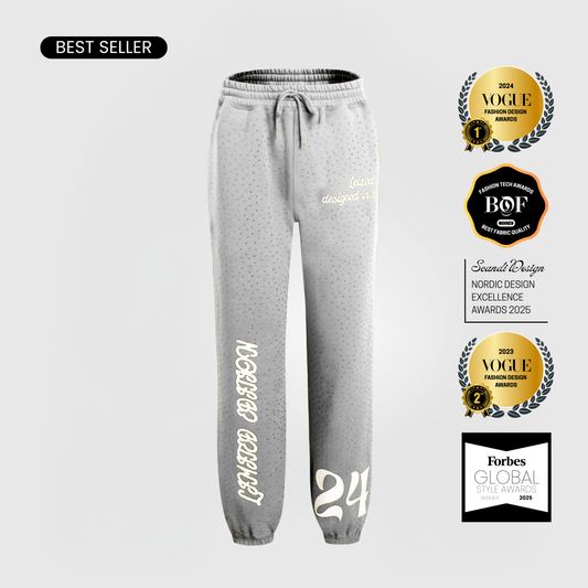TIMELESS RHINESTONE JOGGER - GREY