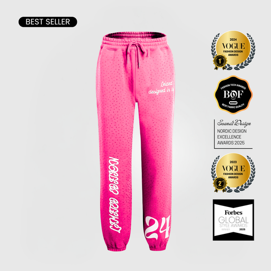 TIMELESS RHINESTONE JOGGER - PINK